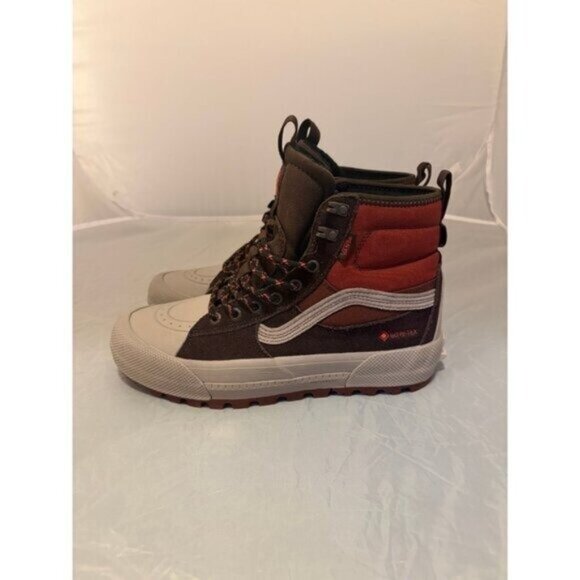 Vans off the wall red SK8-HI boots gore-tex all trac MTE mens size 8 507698 main image 4